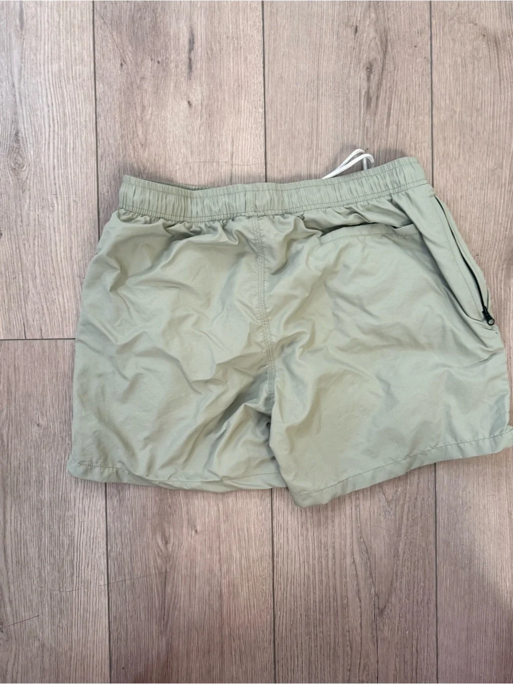 OAS Olive Green Mesh-Lined Swim Shorts